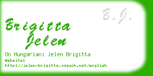 brigitta jelen business card